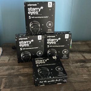 Self warming eye masks